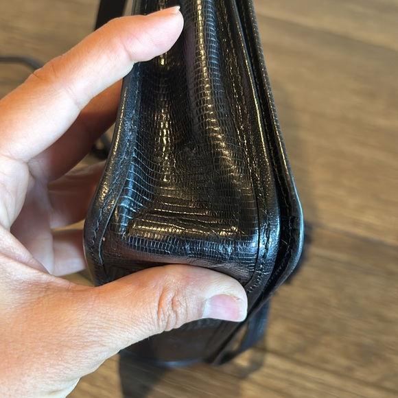 Brahmin all leather vintage crossbody bag in black - Picture 3 of 16